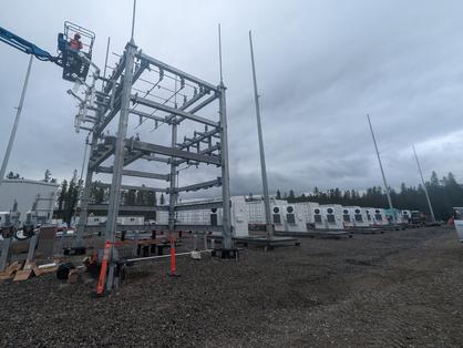 35KV Microgrid gantry switch & EPC PCS cabinets